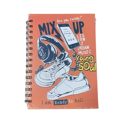 Тетрадь А5 на спирали, 80 листов 80г/м2 клетка, 