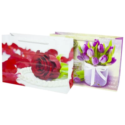 Пакет подарочный женская серия 150гр, 36 х 23 х 10см (12шт/уп) Unison (PVM362310W)