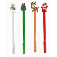 Ручка гелевая синяя 0,5мм Новогодняя (13591) Ручка гелевая синяя 0,5мм Новогодняя (13591)