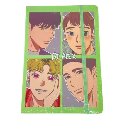 Тетрадь А5 картонная обложка 80 листов 80 гр, клетка 5 х 5мм Аниме (707-23)