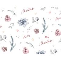 Бумага новогодняя для упаковки подарков 10 листов - 100 х 70 см 50г (PCZ10070-10-621)