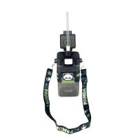 Бутылка для воды 650мл с трубочкой, на веревке Панда (95508)