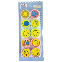 Набор штампов 10шт, Смайлы (9338) Набор штампов 10шт, Смайлы (9338)