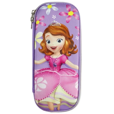 Пенал  жесткий объемный  22,5 х 10 х 3см Фиолетовый Unison (P3293)