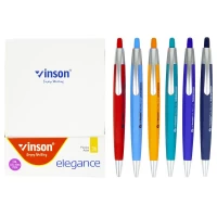 Ручка масляная синяя автомат  Elegance Vinson (G2)