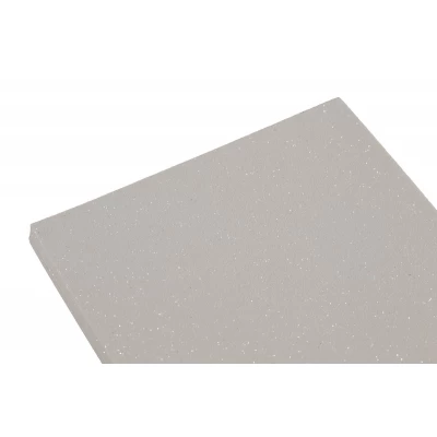 Фоамиран 1,8мм белый с глиттером  10 листов Белый Unison (8946)