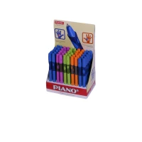 Ручка шариковая Piano синяя для левши тренажер Unison (PT-251синяя для левши)