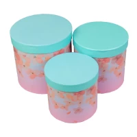 Коробка подарочная круглая в наборе 3 шт (19,5 x 19cm/17,5 x 17cm/15,5 x 15cm) Unison (W5938) Коробка подарочная круглая в наборе 3 шт (19,5 x 19cm/17,5 x 17cm/15,5 x 15cm) Unison (W5938)