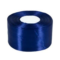 Атласная лента 5см (±5мм) x 33м Синий Marill (LA5033-187 /38)