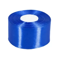 Атласная лента 5см (±5мм) x 33м Синий Unison (LA5033-40)
