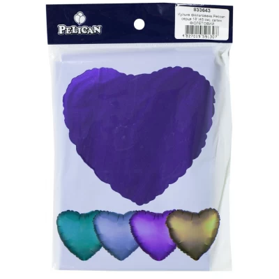 Шарик фольгированный PELICAN сердце 18 