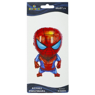 Шарик фольгированный Pelican, человек паук, 67см Разноцветный Pelican (836009)