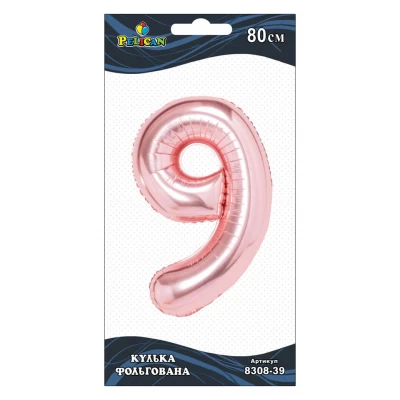 Цифра фольгированная Pelican, 