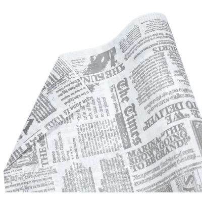 Бумага упаковочная крафт-двосторонний 0,7 х 7м Белый Unison (Пт 418.6)