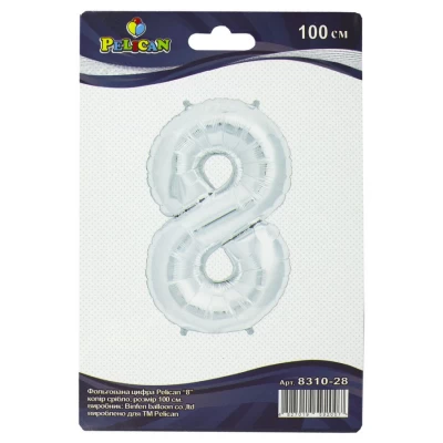 Цифра фольгированная Pelican, 