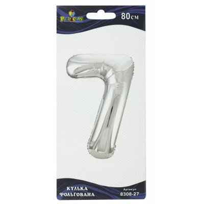 Цифра фольгированная Pelican, 