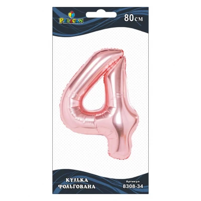 Цифра фольгированная Pelican, 