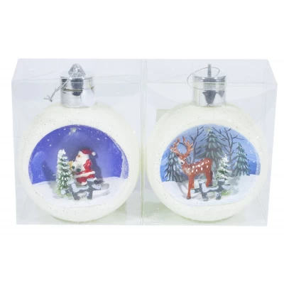 Елочный шар LED 3D картинка 