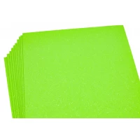 Фоамиран с глиттером  1,7мм, 10 листов, салатный Зеленый Unison (17IA4-7107)