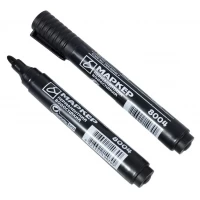 Маркер  перманентный черный, круглый наконечник Черный Josef Otten (8004)