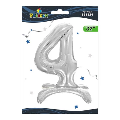 Цифра фольгированная на подставке Pelican Цифра фольгированная на подставке Pelican