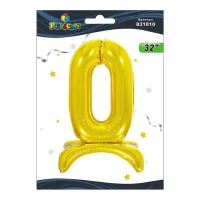 Цифра фольгированная на подставке Pelican, 