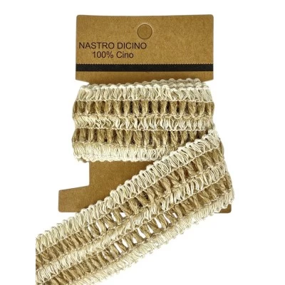 Лента льняная с хлопковой оплеткой 3см х 2м Бежевый Unison (0815-18) Лента льняная с хлопковой оплеткой 3см х 2м Бежевый Unison (0815-18)