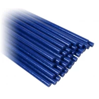 Термоклей с глиттером 11мм х 30см 1 кг Синий Unison (CST11 blue)