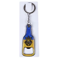 Брелок  открывалка металлический 