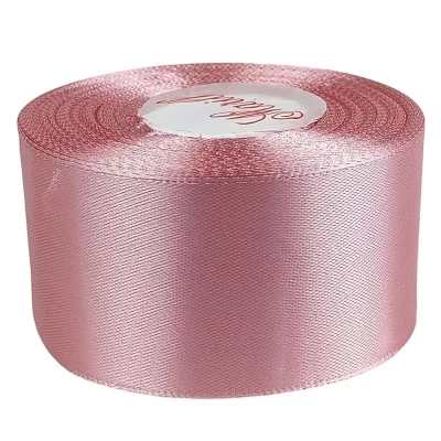Атласная лента 5см (±5мм) x 33м Розовый Marill (LA5033-75)