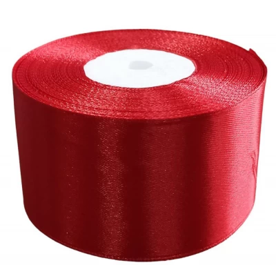Атласная лента 4см (±5мм) x 33м Красный Marill (LA4033-26) Атласная лента 4см (±5мм) x 33м Красный Marill (LA4033-26)