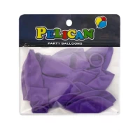 Шарики Pelican 10' (26 см) пастель фиолетовый, 10 шт/уп Фиолетовый Pelican (811010) Шарики Pelican 10' (26 см) пастель фиолетовый, 10 шт/уп Фиолетовый Pelican (811010)