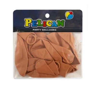 Шарики Pelican 10' (26 см)  винтажный оранжево коричневый, 10 шт/уп Оранжевый Pelican (811054)
