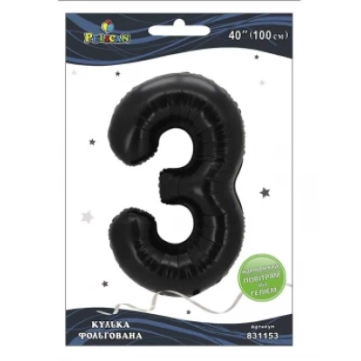 Шарик фольгированный цифра Шарик фольгированный цифра