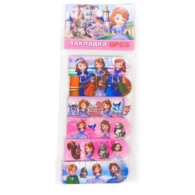 Закладка магнитная на планшете 6 шт 