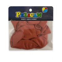 Шарики Pelican 10' (26 см)  винтажный медный, 10 шт/уп Коричневый Pelican (811056)
