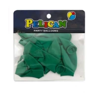 Шарики Pelican 10' (26 см)  пастель зеленый темный, 10 шт/уп Зеленый Pelican (811019)