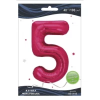 Шарик фольгированный цифра 