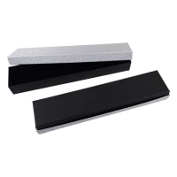 Подарочная коробка ювелирная, 4,5 х 20 х 2,5см, серебро (J00634 silver)