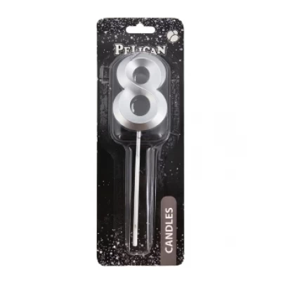 Свеча цифра 3D для торта Свеча цифра 3D для торта