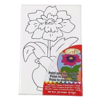 Раскраска 15 х 10см (холст на раме) с акриловыми красками и кистью (0682-3) Раскраска 15 х 10см (холст на раме) с акриловыми красками и кистью (0682-3)