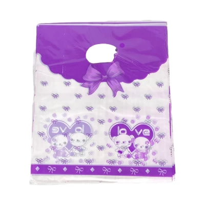 Подарочные пакеты, полиэтиленовые 20 х 25см, 24шт/уп (10700-16)