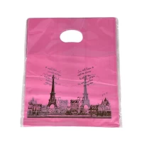 Подарочные пакеты, полиэтиленовые 20 х 25см, 24шт/уп (10700-9)