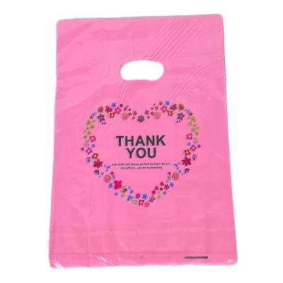 Подарочные пакеты, полиэтиленовые 20 х 30см, 24шт/уп Розовый Unison (10701-7)