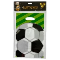 Пакеты подарочные полиэтиленовые 16,5 х 25см, Футбол, 10шт/уп (10722)