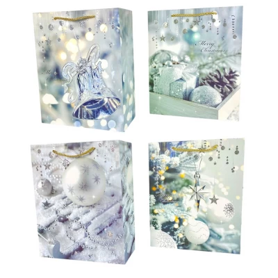 Пакет подарочный новогодний , 26 х 32 х 12cm 4 дизайна (Y-2816M(21816))
