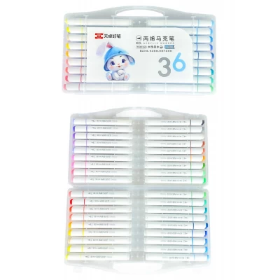 Набор акриловых  маркеров-ручка TY 