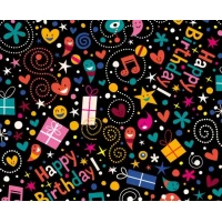 Бумага для упаковки подарков 10 листов  100 х 70см 50г (PCZ10070-10-614)