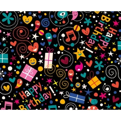 Бумага для упаковки подарков 10 листов  100 х 70см 50г (PCZ10070-10-614)