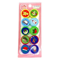 Набор штампов 10шт, Новогодние (9339) Набор штампов 10шт, Новогодние (9339)